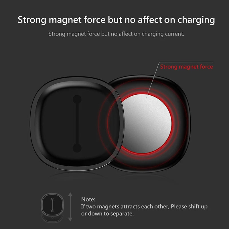 Baseus Magnetic Cable Clip - Organizador de Cabos Adesivo para Mesa e Carro, Protetor de Cabo USB