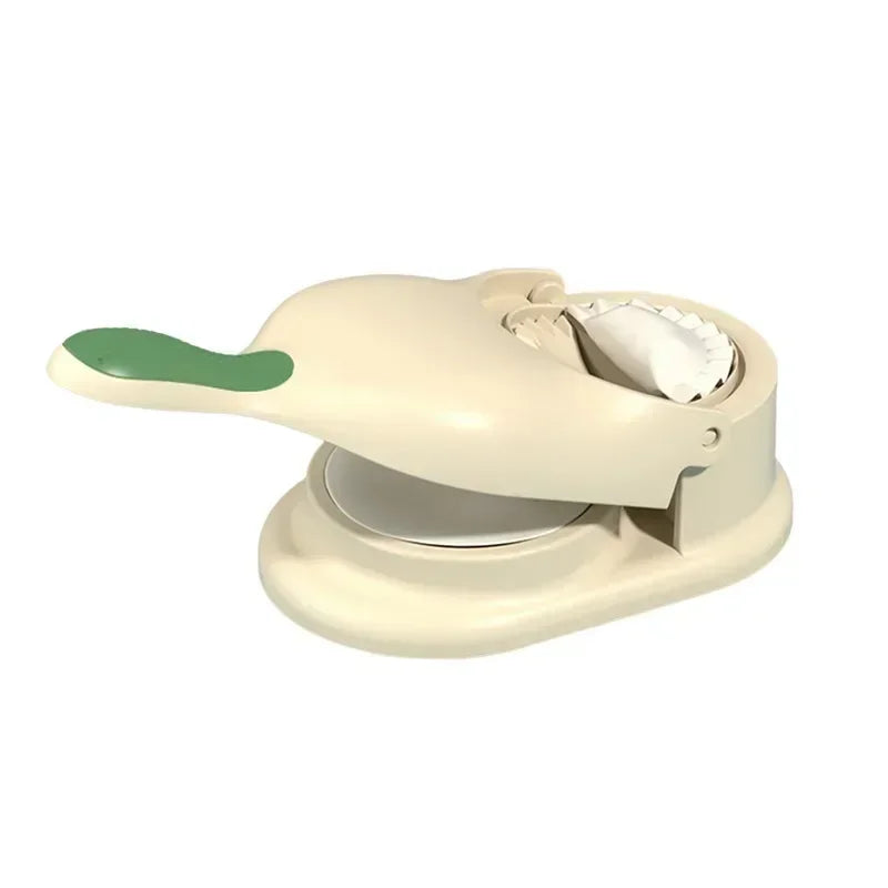 Kit 2 em 1 para Fazer Dumplings - Máquina de Modelagem de Massa para Empanada, Pierogi e Dumplings Caseiros