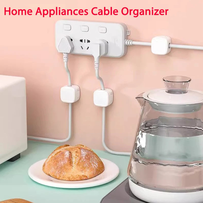 Magnetic Cable Clip - Organizador de Cabos Adesivo para Mesa, Parede e Carro, Suporte Magnético para Fios USB, HDMI e Carregadores