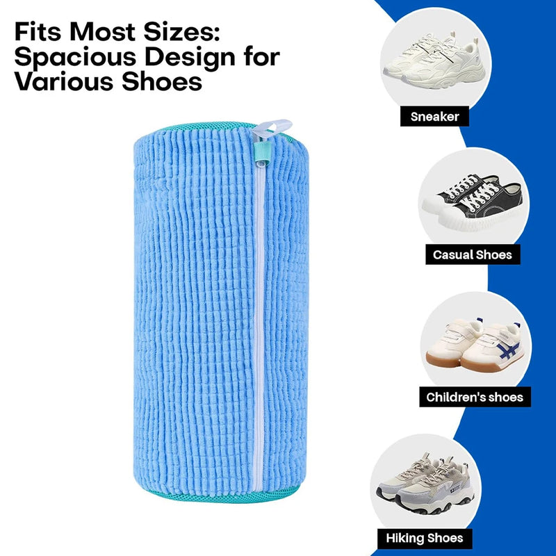 Saco de Lavagem para Sapatos - Organizador de Roupas e Sapatos Anti-Deformação, 1/2PCS de Algodão para Lavagem de Sapatos