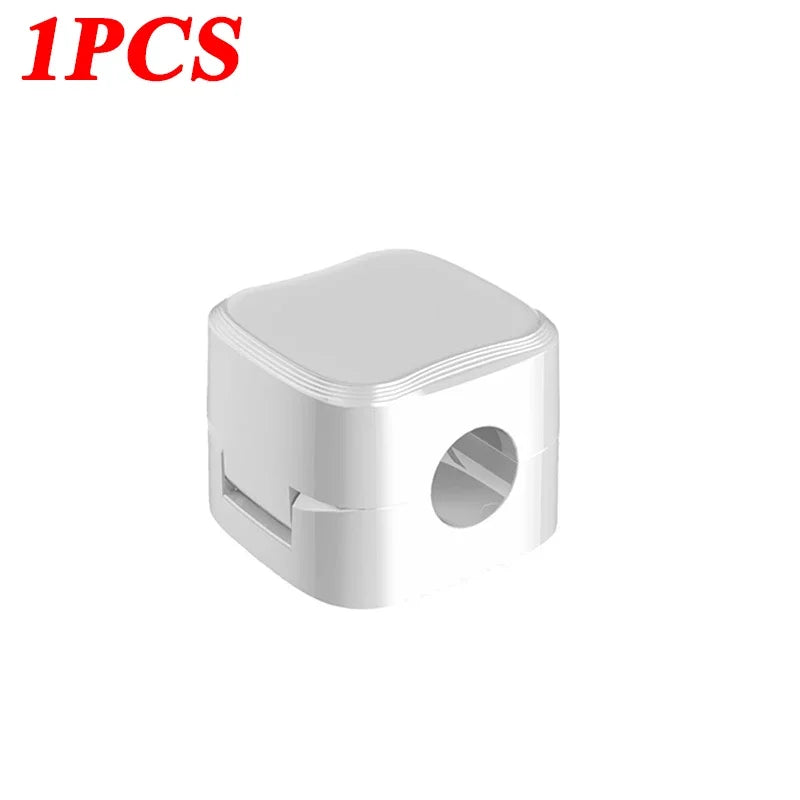 Clips Magnéticos para Cabos – Organizador Adesivo para Cabos USB (6 Unidades)