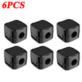 Clips Magnéticos para Cabos – Organizador Adesivo para Cabos USB (6 Unidades)